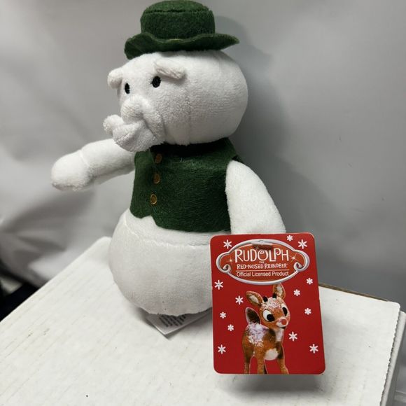 Rudolph Sam the Snowman Plush Stuffed Christmas Toy Vintage Collector NWT - Picture 2 of 9